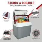 Koolatron 24L Mini Fridge Freezer 120V Portable Electric Refrigerator Home Car