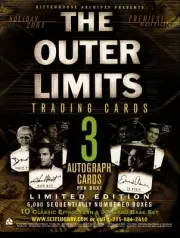 OUTER LIMITS PREMIERE EDITION TRADING CARD DEALER SELL SHEET