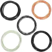 5 Rolls Bonsai Wires Aluminum Alloy Bonsai Plants Training Wire Bonsai Accessories for Beginners and Professionals 3 Size 1.0mm 1.5mm 2.0mm