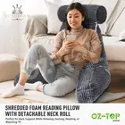 Back Rest Reading Pillow Neck Lumbar Support Backrest Bed Corduroy Chair Cushion