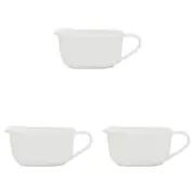 3PK Ecology Fine Bone China Canvas Kitchen Jug 450ml - White