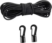 LIFKICH 1Set Kayak Bungee Cord Kit High Elasticity Shock Cord with Hooks for Boats Tents and Outdoor Activities Durable and Wear Resistant for Camping and Hiking