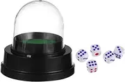 WESIEVYA Party Game Supplies Electric Dice Cup Automatic Dice Shaker Bar Accessory Easy to Carry Store No Battery