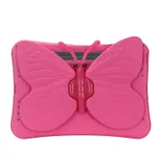 Nevenka EVA Tablet Case with Rotatable Butterfly-Shaped Stand Shockproof Casefor Samsung Galaxy S9 Plus 12.4 Inch-Rose