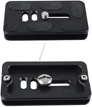 [iShoot] 70mm Camera Quick Release Plate QS-70 with 1/4" Screw Compatible with Arca-Swiss Fit Tripod Ball Head Panning Head Panorama Head Panoramic Head Clamp