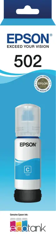 Epson T502 Cyan Ink Bottle