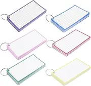jojofuny 6 Flash Cards Notepads Lined Study Index Cards for Note Taking Compact Memo Pads for Students Teachers for Study Notes Inspiration Recording