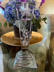 Varga Crystal CandleStick Springtime 8 Inches