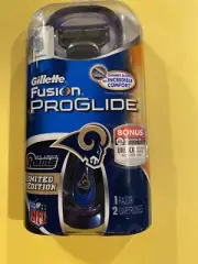 Gillette Fusion Proglide St.Louis Rams Limited Edition Brand New
