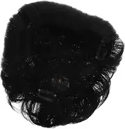 Natural Men's Wig Short Hair Replacement Block Fluffy Straight Stylish Hairpiece for Everyday Special Occasions
