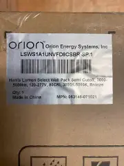 Orion Harris lumen Select Wall pack Semi Cutoff 3000-5000lm