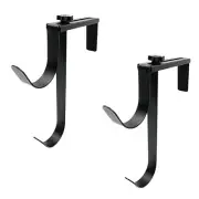 HERSENT Pool Pole Hanger, 2 PCS, Pool Hooks for Pole, Pool Fence Hooks, Metal...