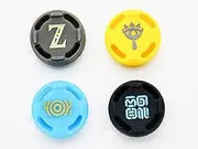 Wociud Thumb Cap Joystick Caps for Nintendo Switch Joy-Con Controller, Lite - Silicone Material - Original Version - 4 Pack