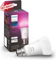 Smart Bulb A60 B22 – 75W 1100 Lumens White & Color Ambience LED Light