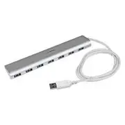 StarTech 7Port USB Hub, Aluminum and Compact USB 3.0 Hub for Mac - ST73007UA