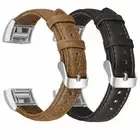 For Fitbit Charge 5 Tracker 5th Gen Retro Leather Strap Watch Band Strap