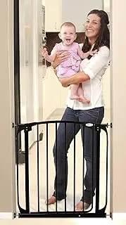 Dreambaby Chelsea Safety Gate and Extension Set, Black