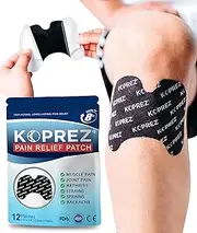Herbal Pain Relief Patches (12 Count) | Long-Lasting Heat Patches for Knee, Back, and Body Pain Relief | Up to 12 Hours of Comfort from Arthritis, Tendonitis, Sports Injuries, and Muscle Pain