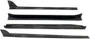 Real Forging Carbon Fiber Side Skirts Aprons Extension Lip Body Kit Compatible for Porsche Carrera 911 992 2019 2020 2021 2022 2023(Carbon Fibre)