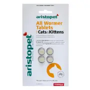 Aristopet All Wormer Tablets For Cats And Kittens For Cats/Kittens 2 Tablets