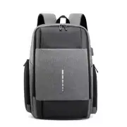 Men's Business Laptop Backpack USB Teenager School Bag