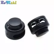 Plastic Cord Lock Toggle Stopper Black For Paracord Size:11mm*12mm