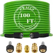 PWACCS Pressure Washer Hose – 3600 PSI Kink Resistant 100 FT x 1/4