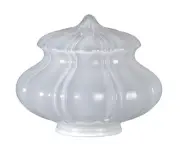 B&P Lamp 3 1/4" Fitter, Closed-Top Shade, 6 1/2" Depth