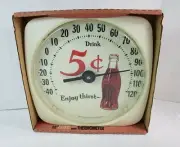 Vintage Coca-Cola Thermometer 1994 Original Indoor/Outdoor 12" NOS New Coke Soda