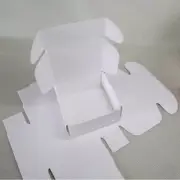 200x White Paper Favour Boxes Party Baby Shower Gift Product Packing 9.5x9.5x3cm