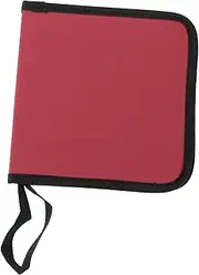 Case Storage Bag Capacity Disc Holder with Zipper Closure and Portable Design for Home and Car Use