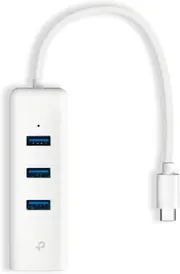TP-Link UE330C USB Type-C 3.0 3-Port Hub Gigabit Ethernet Adapter Compact