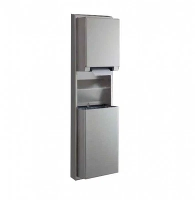 Presale Bobrick B3979 Auto Roll Towel Dispenser and Waste Bin 45L - Silver