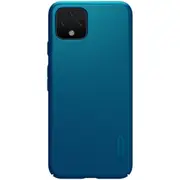 For Google Pixel 4 XL Frosted Concave-convex Texture PC Protective Case(Blue)