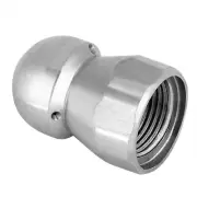Sewer Jetter Nozzle Kit w/Hydro Jet, Random Flow & Button Sealing for Drain C...