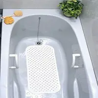在飛比找樂天市場購物網優惠-日本waise浴缸專用大片止滑墊(米白色)