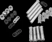 DS Chrome Pushrod Tube Cover Kit for Harley Softail Deuce 00-06