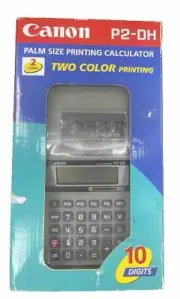 Canon P2 - DH Palm Size Printing Calculator 10 Digit 2 Color