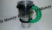 Paracord Handle for 40oz 30oz or a 20oz Yeti, RTIC, Sic, & Ozark, Kelly Green