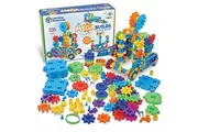 Learning Resources Gears! Gears! Gears! Mega Builds, STEM Building Set, Gears Toys for Kids, 235 Piece, Ages 4+, STEM Toys