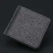 MilkYa Wallet Short Canvas Money Clip Zipper