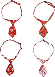 [GAROZATION] Christmas Bow Tie Christmas Ties for Boys Sequin Tie Decor Tie Christmas Necktie Novelty Christmas Tie Merry Christmas Tie Adjustable Pet Ties Pet Tie Christmas Polyester Yarn