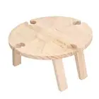 AU Foldable Picnic Table Stable Compartmental Dish Outdoor Wine Table With Brack