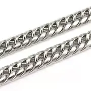 10M Unwelded Stainless Steel Cuban Link Chain Chunky Curb Chains 16.5x11.5x2.5mm