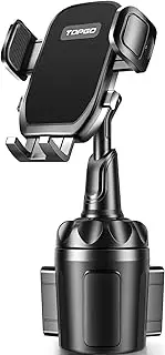 [Upgraded] Car Cup Holder Phone Mount Adjustable Automobile Cup Holder Smart Phone Cradle Car Mount for iPhone XR/XS Max/X/8/7 Plus/6s/Samsung Galaxy S10+/Note 9/S8 Plus/S7 Edge(Black)