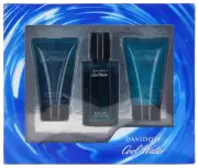 Cool Water By Davidoff For Men Set: EDT+SG+ASB (1.35+1.7+1.7)oz Shopworn New