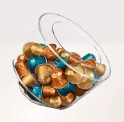 NIB Nespresso View Collection Bonbonniere Clear Coffee Pod Dispenser Holder