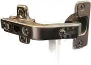 1 Piece Lazy Susan Hinge Face Frame Plate for Floded Door, Kitchen Cabinet Corne