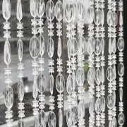 Beaded Curtain Doorways Acrylic Hanging Door Beads String Curtains Tassel Roo...