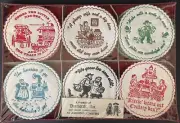 VINTAGE 1960's SET/75 ASSORTED COASTERS DUTCHCRAFT GETTYSBURG PA HUMOROUS NIP
